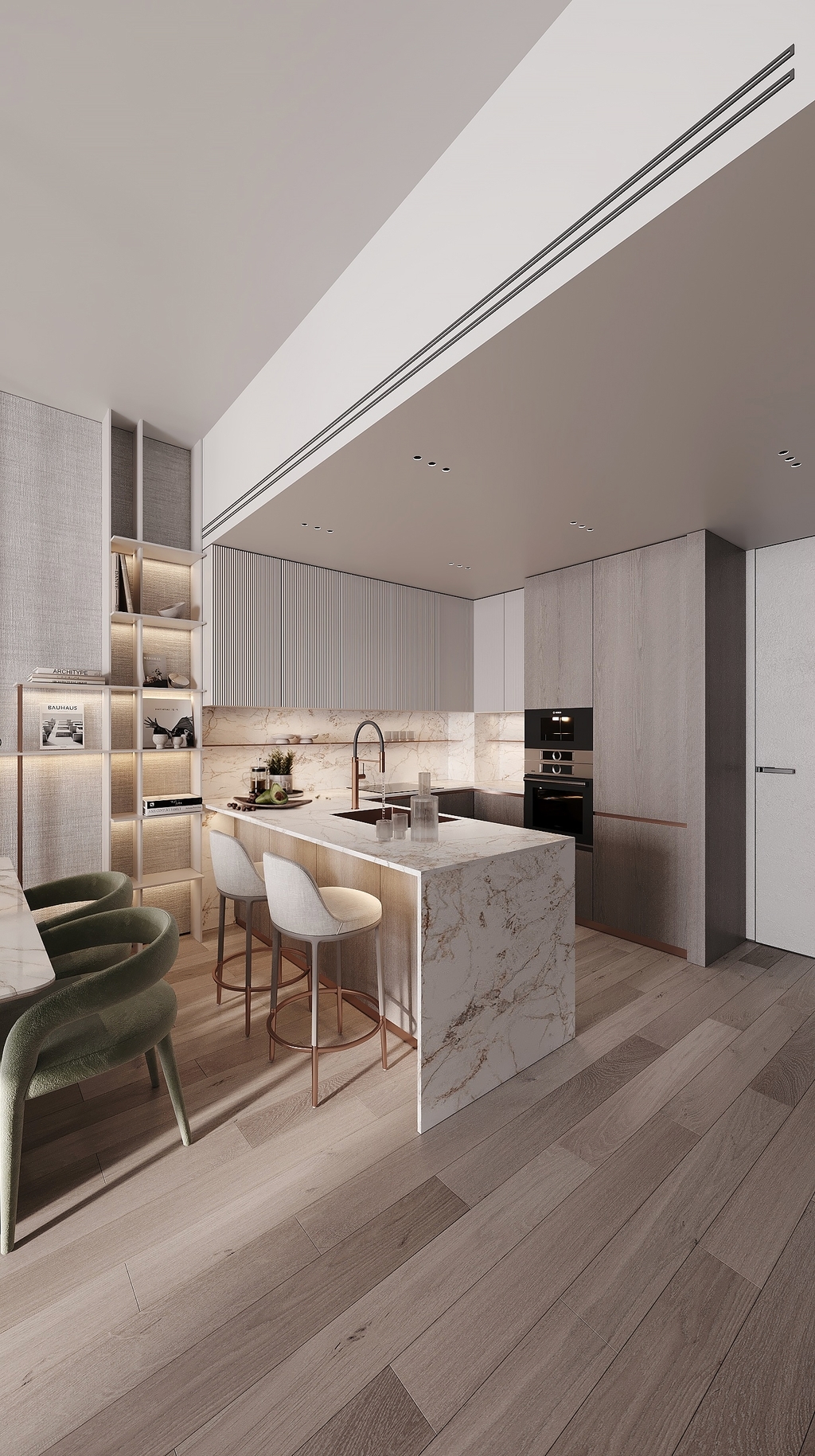 Photo cuisine du projet Cove Edition II by Imtiaz - Promoteur Imtiaz Developments - PGM Real Estate Dubaï - pgmrealestatedubai.com