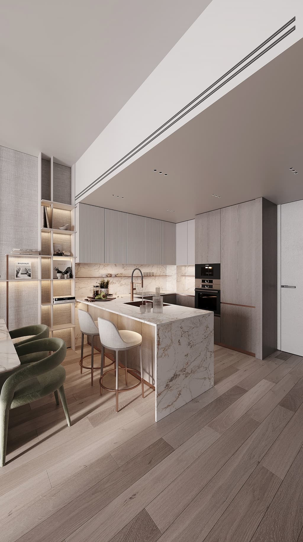 Photo cuisine du projet Cove Edition II by Imtiaz - Promoteur Imtiaz Developments - PGM Real Estate Dubaï - pgmrealestatedubai.com