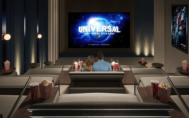 Photo home cinéma du projet Legado by Prescott - Promoteur Prescott - PGM Real Estate Dubaï - pgmrealestatedubai.com