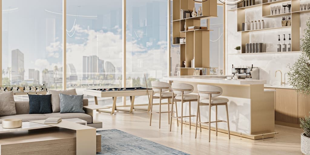 Photo espace de vie du projet Cove Edition II by Imtiaz - Promoteur Imtiaz Developments - PGM Real Estate Dubaï - pgmrealestatedubai.com