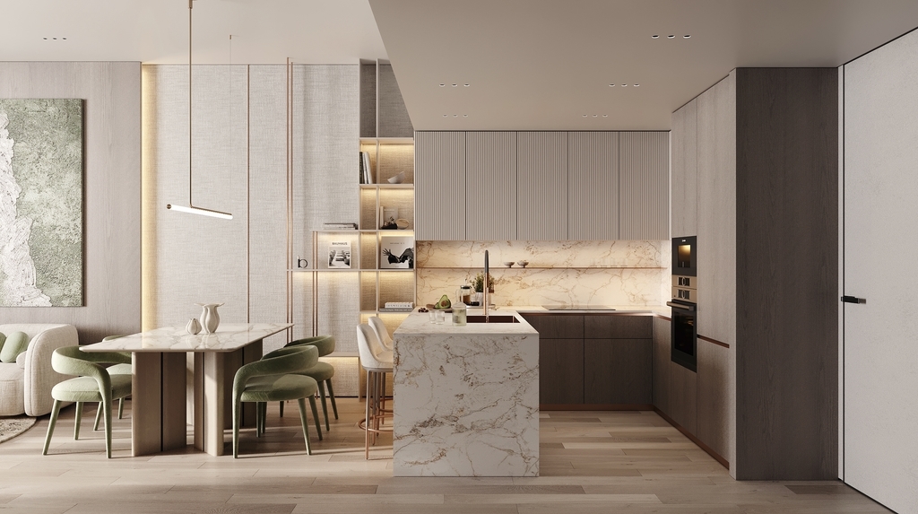Photo espace de vie du projet Cove Edition II by Imtiaz - Promoteur Imtiaz Developments - PGM Real Estate Dubaï - pgmrealestatedubai.com