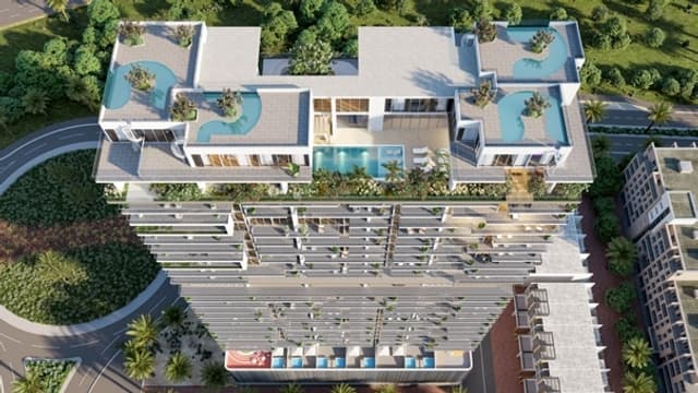 Photo extérieur du projet Legado by Prescott - Promoteur Prescott - PGM Real Estate Dubaï - pgmrealestatedubai.com