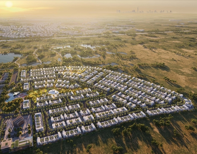 Photo extérieur du projet Damac Suncity - Promoteur Damac - PGM Real Estate Dubaï - pgmrealestatedubai.com