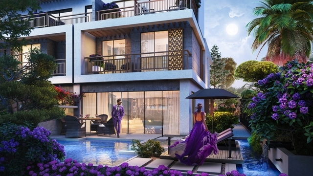 Photo extérieur du projet Violet Damac Hills 2 - Promoteur Damac - PGM Real Estate Dubaï - pgmrealestatedubai.com