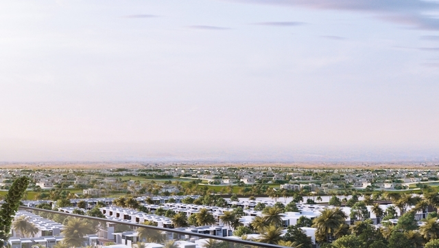 Photo extérieur du projet Violet Damac Hills 2 - Promoteur Damac - PGM Real Estate Dubaï - pgmrealestatedubai.com