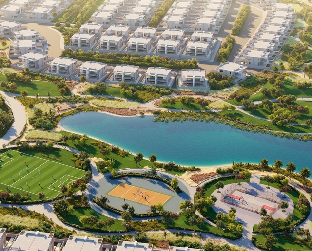 Photo extérieur du projet Violet Damac Hills 2 - Promoteur Damac - PGM Real Estate Dubaï - pgmrealestatedubai.com