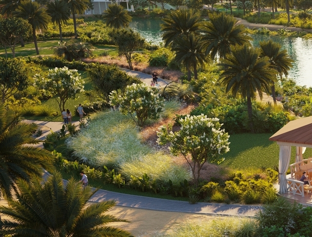 Photo extérieur du projet Violet Damac Hills 2 - Promoteur Damac - PGM Real Estate Dubaï - pgmrealestatedubai.com