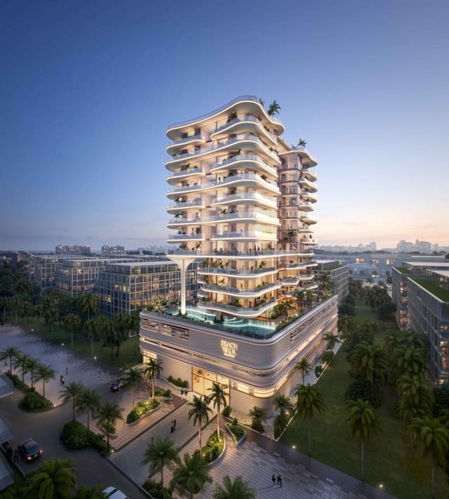 Photo extérieur du projet Beach Walk III by Imtiaz - Promoteur Imtiaz Developments - PGM Real Estate Dubaï - pgmrealestatedubai.com