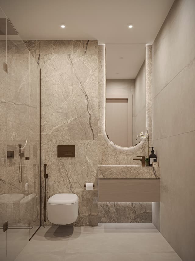 Photo salle de bain du projet Legado by Prescott - Promoteur Prescott - PGM Real Estate Dubaï - pgmrealestatedubai.com