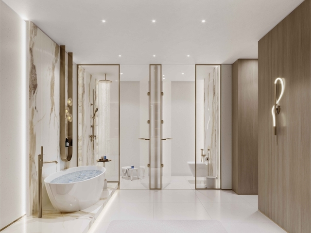 Photo salle de bain du projet Beach Walk III by Imtiaz - Promoteur Imtiaz Developments - PGM Real Estate Dubaï - pgmrealestatedubai.com