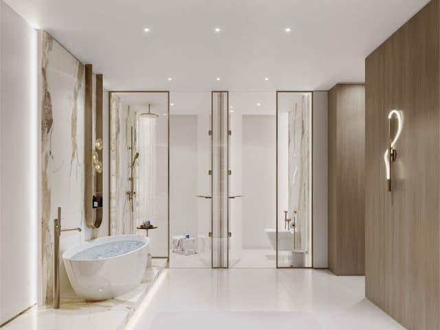 Photo salle de bain du projet Beach Walk III by Imtiaz - Promoteur Imtiaz Developments - PGM Real Estate Dubaï - pgmrealestatedubai.com