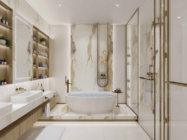Photo salle de bain du projet Beach Walk III by Imtiaz - Promoteur Imtiaz Developments - PGM Real Estate Dubaï - pgmrealestatedubai.com