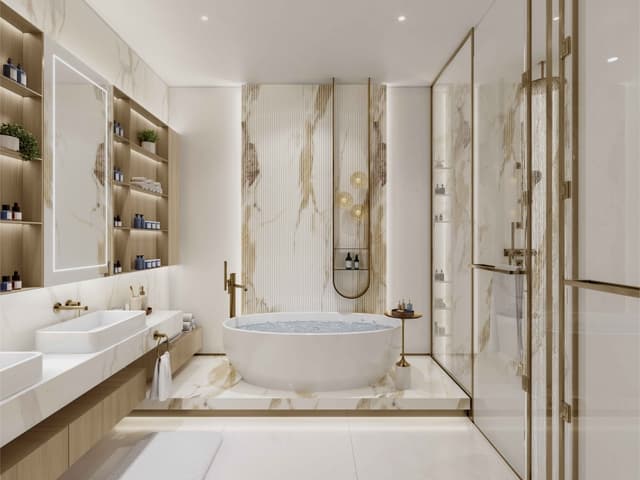 Photo salle de bain du projet Beach Walk III by Imtiaz - Promoteur Imtiaz Developments - PGM Real Estate Dubaï - pgmrealestatedubai.com