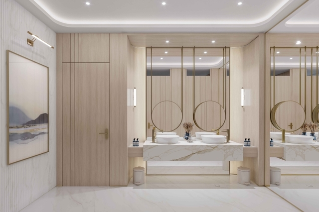 Photo salle de bains du projet Beach Walk III by Imtiaz - Promoteur Imtiaz Developments - PGM Real Estate Dubaï - pgmrealestatedubai.com