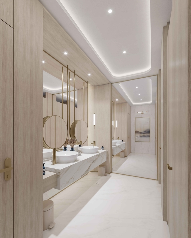 Photo salle de bains du projet Beach Walk III by Imtiaz - Promoteur Imtiaz Developments - PGM Real Estate Dubaï - pgmrealestatedubai.com