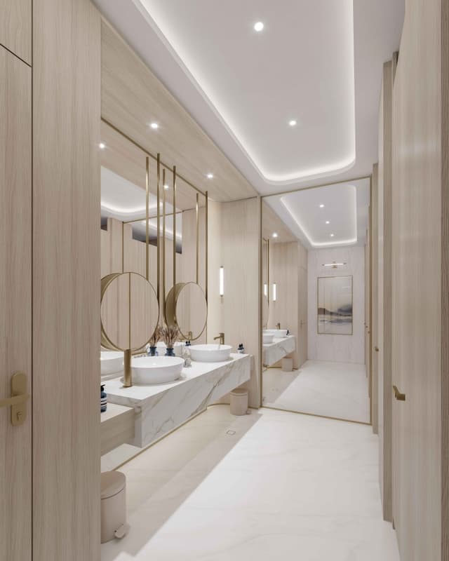 Photo salle de bains du projet Beach Walk III by Imtiaz - Promoteur Imtiaz Developments - PGM Real Estate Dubaï - pgmrealestatedubai.com