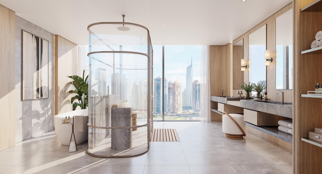 Photo salle de bain du projet Mercer House by Ellington - Promoteur Ellington Properties - PGM Real Estate Dubaï - pgmrealestatedubai.com