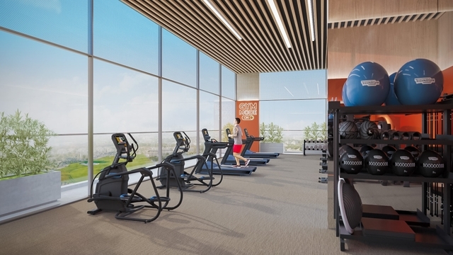 Photo salle de sport du projet Legado by Prescott - Promoteur Prescott - PGM Real Estate Dubaï - pgmrealestatedubai.com