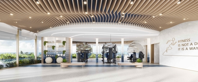 Photo salle de sport du projet Beach Walk III by Imtiaz - Promoteur Imtiaz Developments - PGM Real Estate Dubaï - pgmrealestatedubai.com