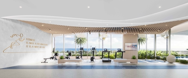 Photo salle de sport du projet Beach Walk III by Imtiaz - Promoteur Imtiaz Developments - PGM Real Estate Dubaï - pgmrealestatedubai.com