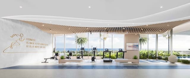 Photo salle de sport du projet Beach Walk III by Imtiaz - Promoteur Imtiaz Developments - PGM Real Estate Dubaï - pgmrealestatedubai.com