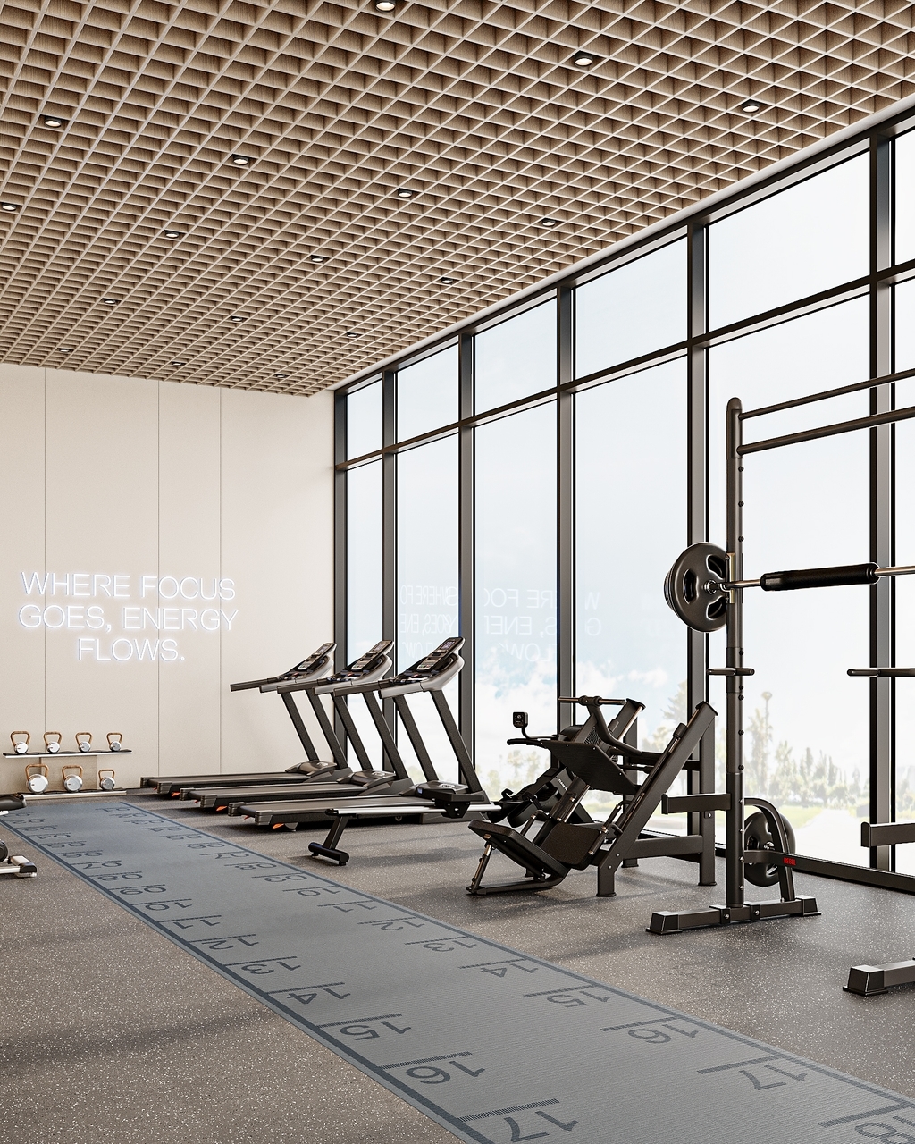 Photo salle de sport du projet Cove Edition II by Imtiaz - Promoteur Imtiaz Developments - PGM Real Estate Dubaï - pgmrealestatedubai.com
