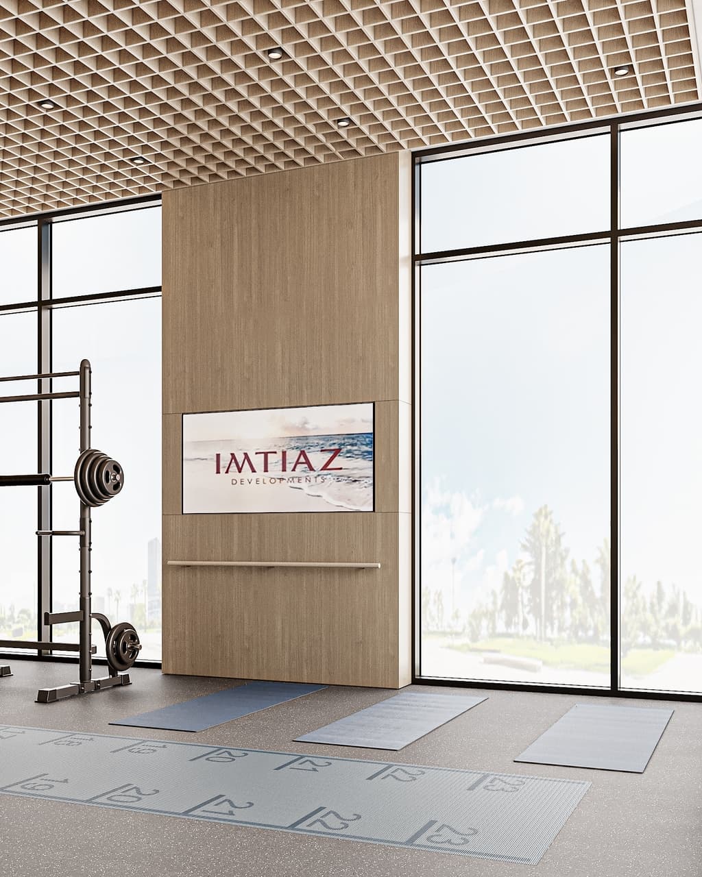 Photo salle de sport du projet Cove Edition II by Imtiaz - Promoteur Imtiaz Developments - PGM Real Estate Dubaï - pgmrealestatedubai.com