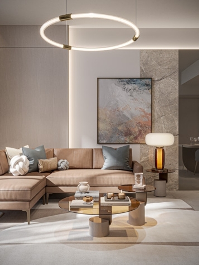 Photo salon du projet Legado by Prescott - Promoteur Prescott - PGM Real Estate Dubaï - pgmrealestatedubai.com