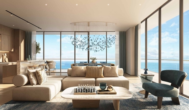 Photo salon du projet Shoreline by Damac - Promoteur Damac - PGM Real Estate Dubaï - pgmrealestatedubai.com