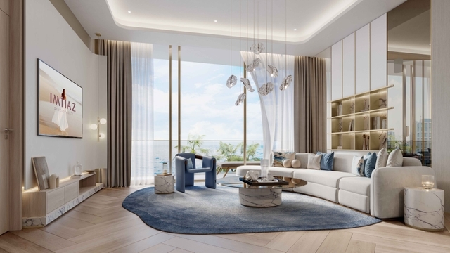 Photo salon du projet Beach Walk III by Imtiaz - Promoteur Imtiaz Developments - PGM Real Estate Dubaï - pgmrealestatedubai.com