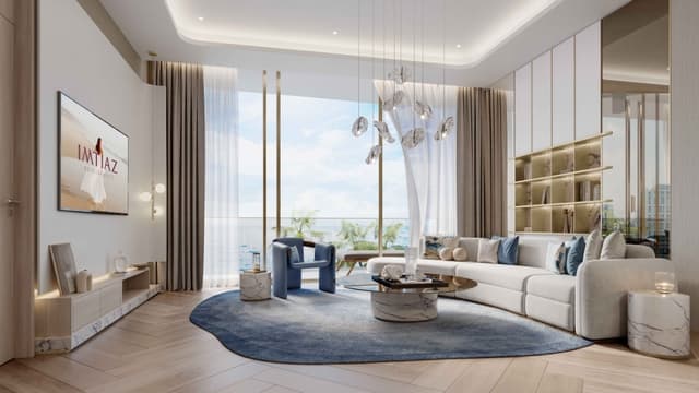 Photo salon du projet Beach Walk III by Imtiaz - Promoteur Imtiaz Developments - PGM Real Estate Dubaï - pgmrealestatedubai.com