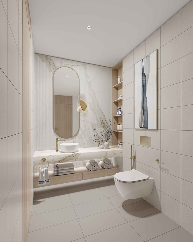 Photo toilettes du projet Beach Walk III by Imtiaz - Promoteur Imtiaz Developments - PGM Real Estate Dubaï - pgmrealestatedubai.com